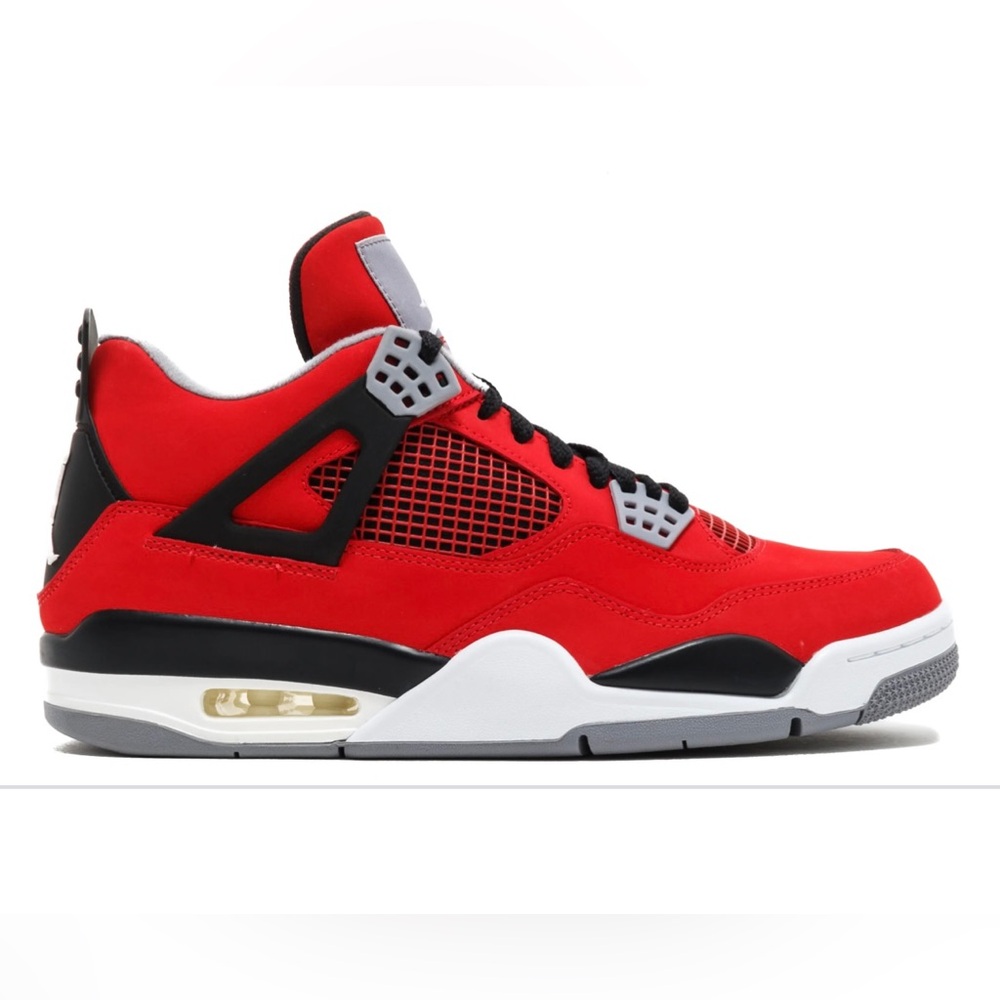 Jordan Red and Black Sneakers